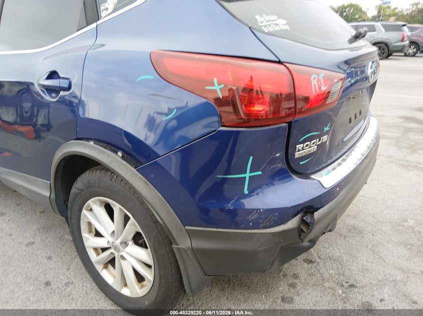 2018 Nissan Rogue VIN JN1BJ1CP1JW104048 IAAI salvage auction — LEFT REAR, Salvage Title, sold $1,850 on 2026-07-23 (photo 6)