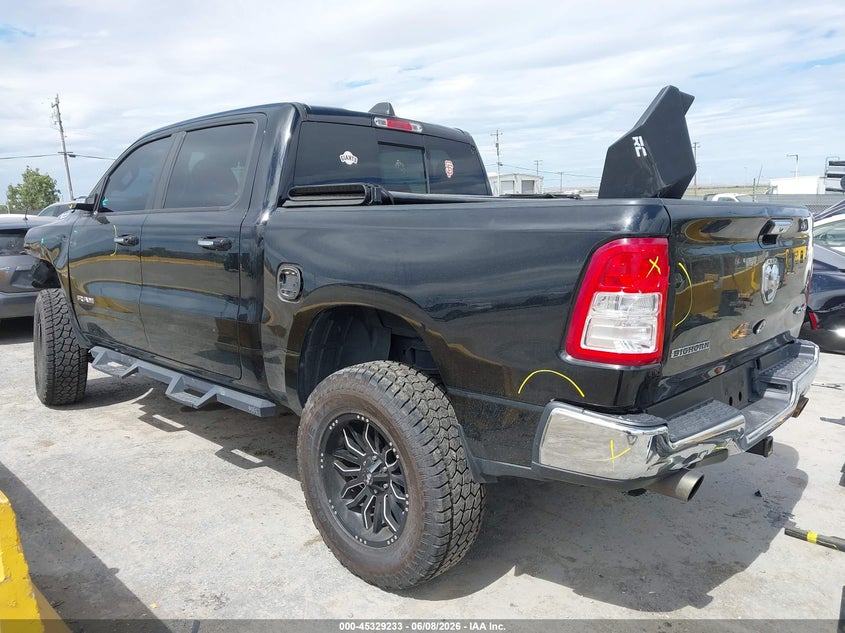 2019 Ram 1500 VIN 1C6SRFFT4KN859477 IAAI salvage auction — FRONT END, Salvage (California), sold $10,750 on 2026-07-30 (photo 3)