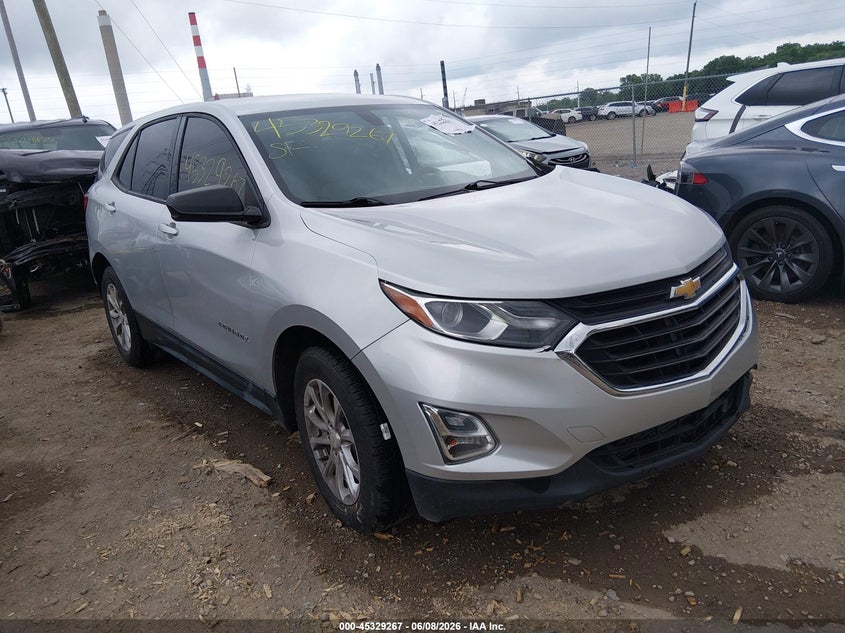 2018 Chevrolet Equinox VIN 2GNAXHEVXJ6249229 IAAI salvage auction — LEFT SIDE, Salvage Title, sold $1,550 on 2026-07-19 (photo 1)