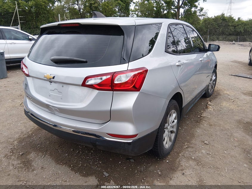 2018 Chevrolet Equinox VIN 2GNAXHEVXJ6249229 IAAI salvage auction — LEFT SIDE, Salvage Title, sold $1,550 on 2026-07-19 (photo 4)