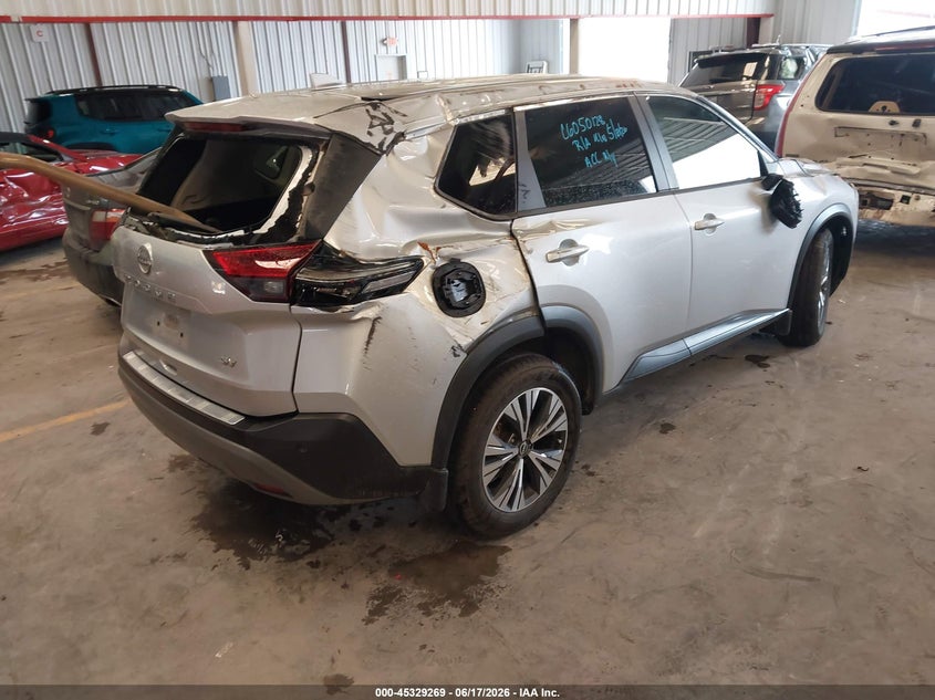2023 Nissan Rogue VIN JN8BT3BA3PW424758 IAAI salvage auction — ROLLOVER, Salvage (Texas), sold $2,925 on 2026-07-08 (photo 4)