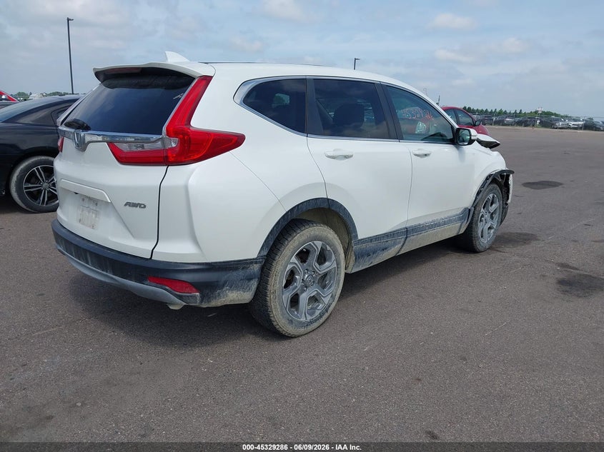 2018 Honda Cr-v VIN 2HKRW2H81JH654750 IAAI salvage auction — RIGHT FRONT, Salvage (Minnesota), sold $7,200 on 2026-07-26 (photo 4)