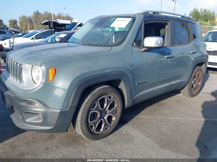 2017 Jeep Renegade VIN ZACCJADB8HPE98546 IAAI salvage auction — SIDE, Salvage Title, sold $1,600 on 2026-07-12 (photo 2)