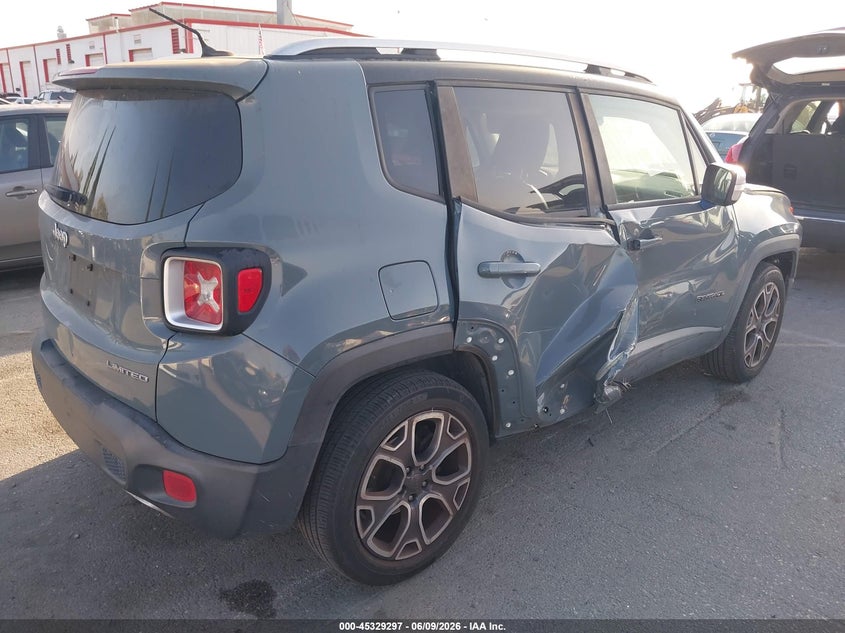 2017 Jeep Renegade VIN ZACCJADB8HPE98546 IAAI salvage auction — SIDE, Salvage Title, sold $1,600 on 2026-07-12 (photo 4)