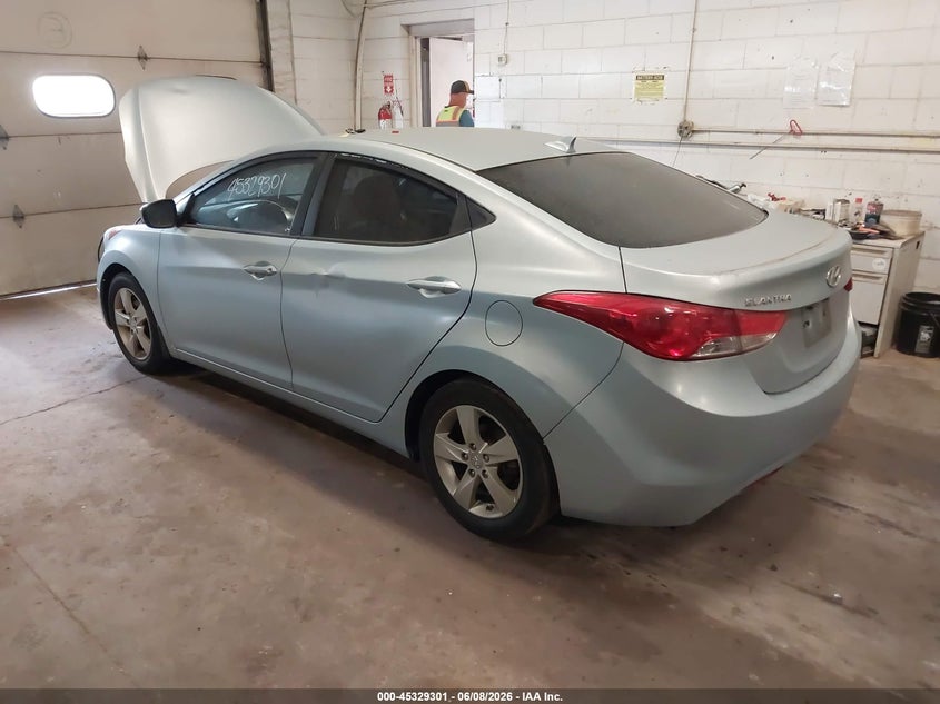 2013 Hyundai Elantra VIN KMHDH4AE0DU805132 IAAI salvage auction — NORMAL WEAR, Restored (Arizona), sold $950 on 2026-07-08 (photo 3)