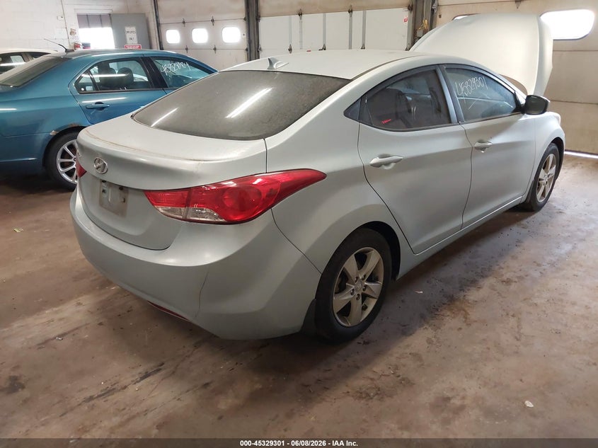 2013 Hyundai Elantra VIN KMHDH4AE0DU805132 IAAI salvage auction — NORMAL WEAR, Restored (Arizona), sold $950 on 2026-07-08 (photo 4)