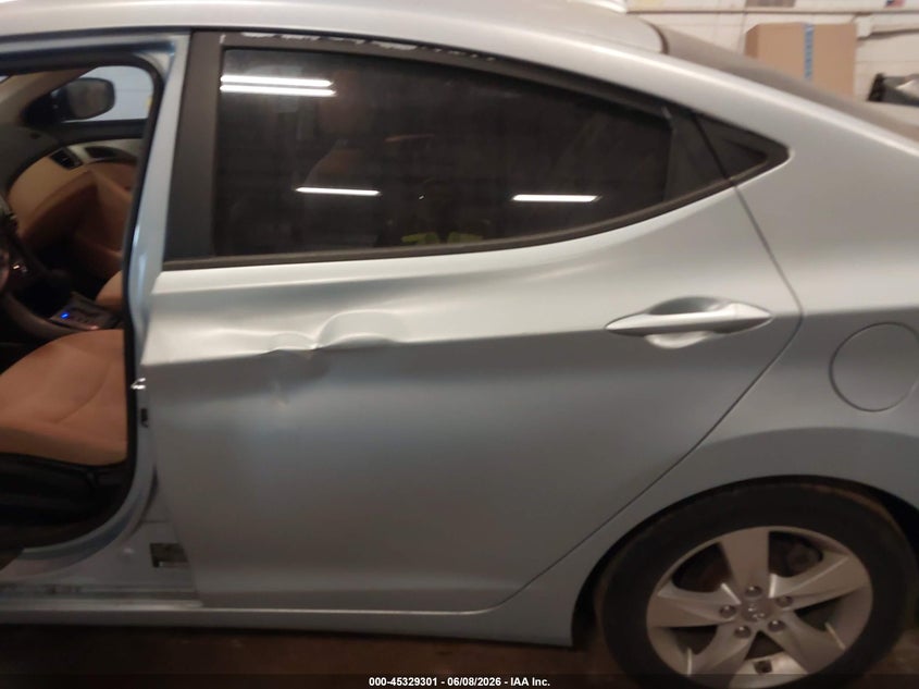 2013 Hyundai Elantra VIN KMHDH4AE0DU805132 IAAI salvage auction — NORMAL WEAR, Restored (Arizona), sold $950 on 2026-07-08 (photo 6)