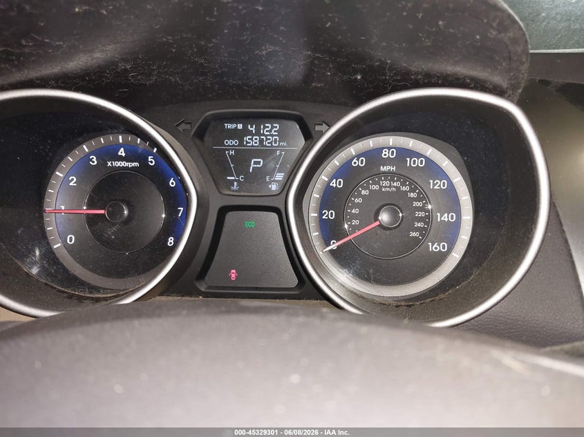 2013 Hyundai Elantra VIN KMHDH4AE0DU805132 IAAI salvage auction — NORMAL WEAR, Restored (Arizona), sold $950 on 2026-07-08 (photo 7)