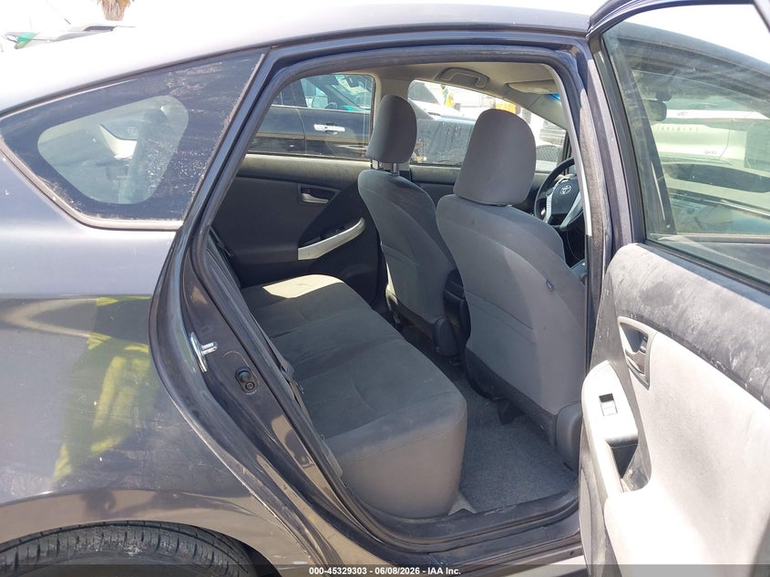 2014 Toyota Prius VIN JTDKN3DU5E1754375 IAAI salvage auction — REAR END, Salvage (California), sold $2,850 on 2026-07-22 (photo 8)