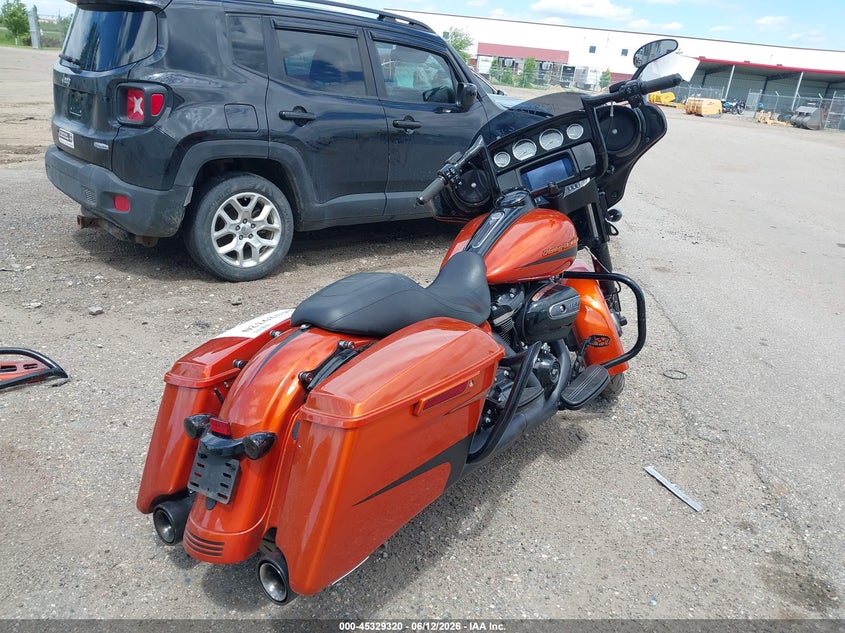 2019 Harley-davidson Street glide VIN 1HD1KRP13KB626374 IAAI salvage auction — LEFT FRONT, Salvage (North Dakota), sold $9,800 on 2026-07-16 (photo 4)