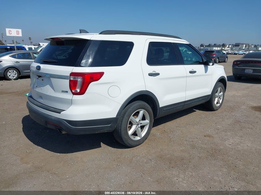 2018 Ford Explorer VIN 1FM5K8BH7JGC45299 IAAI salvage auction — NORMAL WEAR, Sf97 (California), sold $8,400 on 2026-07-28 (photo 4)