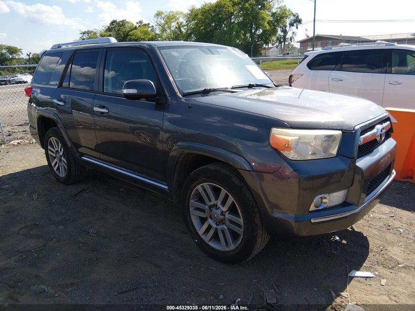 2011 Toyota 4runner VIN JTEBU5JR9B5044829 IAAI salvage auction — FRONT & REAR, Salvage (Tennessee), sold $6,900 on 2026-07-09 (photo 1)