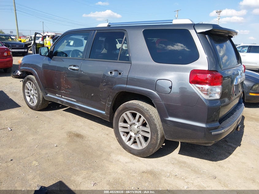 2011 Toyota 4runner VIN JTEBU5JR9B5044829 IAAI salvage auction — FRONT & REAR, Salvage (Tennessee), sold $6,900 on 2026-07-09 (photo 3)