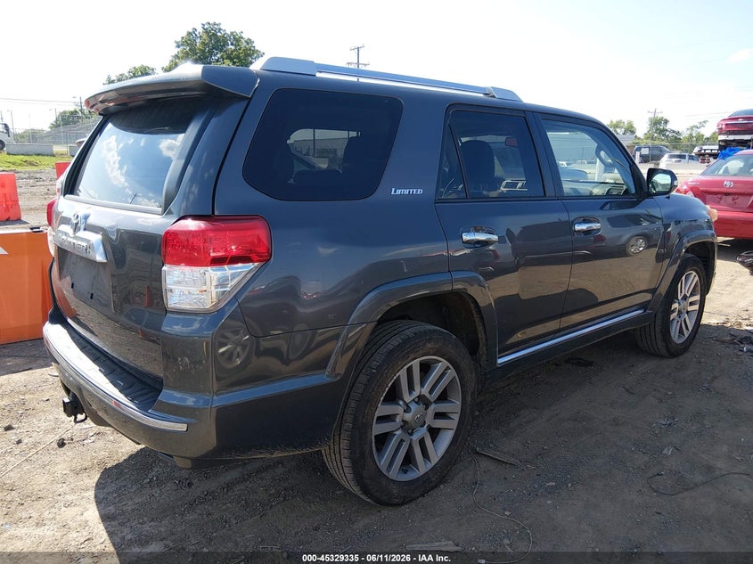 2011 Toyota 4runner VIN JTEBU5JR9B5044829 IAAI salvage auction — FRONT & REAR, Salvage (Tennessee), sold $6,900 on 2026-07-09 (photo 4)
