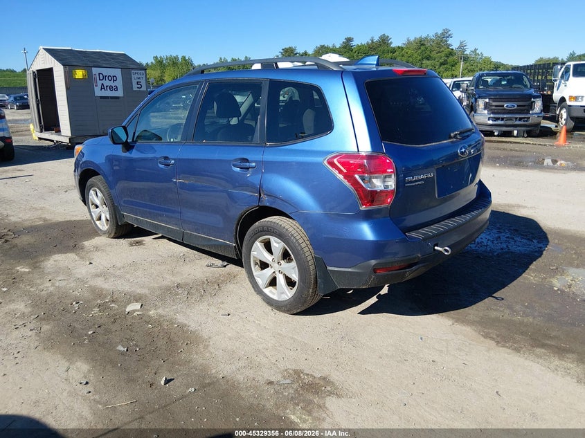 2016 Subaru Forester VIN JF2SJAGC6GH430527 IAAI salvage auction — NORMAL WEAR, Clear (Massachusetts), sold $600 on 2026-07-15 (photo 3)