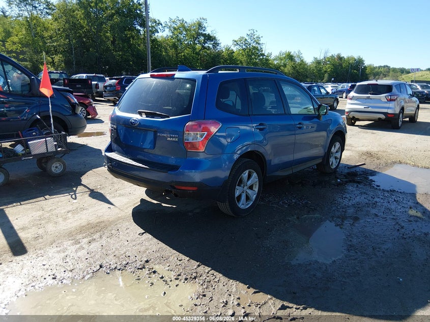 2016 Subaru Forester VIN JF2SJAGC6GH430527 IAAI salvage auction — NORMAL WEAR, Clear (Massachusetts), sold $600 on 2026-07-15 (photo 4)