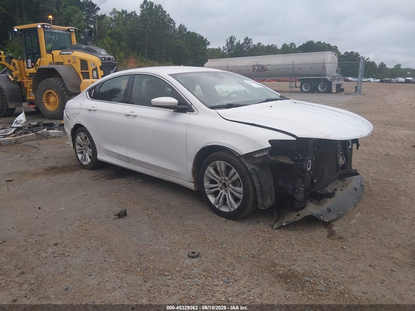 2016 Chrysler 200 VIN 1C3CCCAB1GN147399 IAAI salvage auction — FRONT END, Salvage (Mississippi), sold $275 on 2026-07-09 (photo 1)