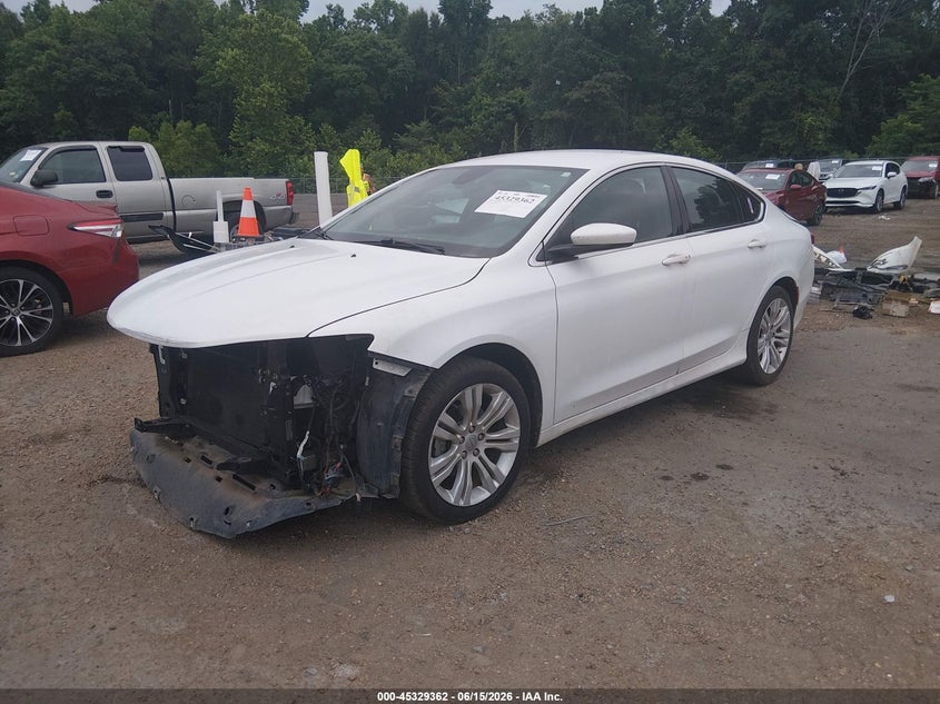 2016 Chrysler 200 VIN 1C3CCCAB1GN147399 IAAI salvage auction — FRONT END, Salvage (Mississippi), sold $275 on 2026-07-09 (photo 2)