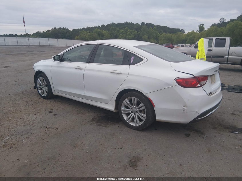 2016 Chrysler 200 VIN 1C3CCCAB1GN147399 IAAI salvage auction — FRONT END, Salvage (Mississippi), sold $275 on 2026-07-09 (photo 3)