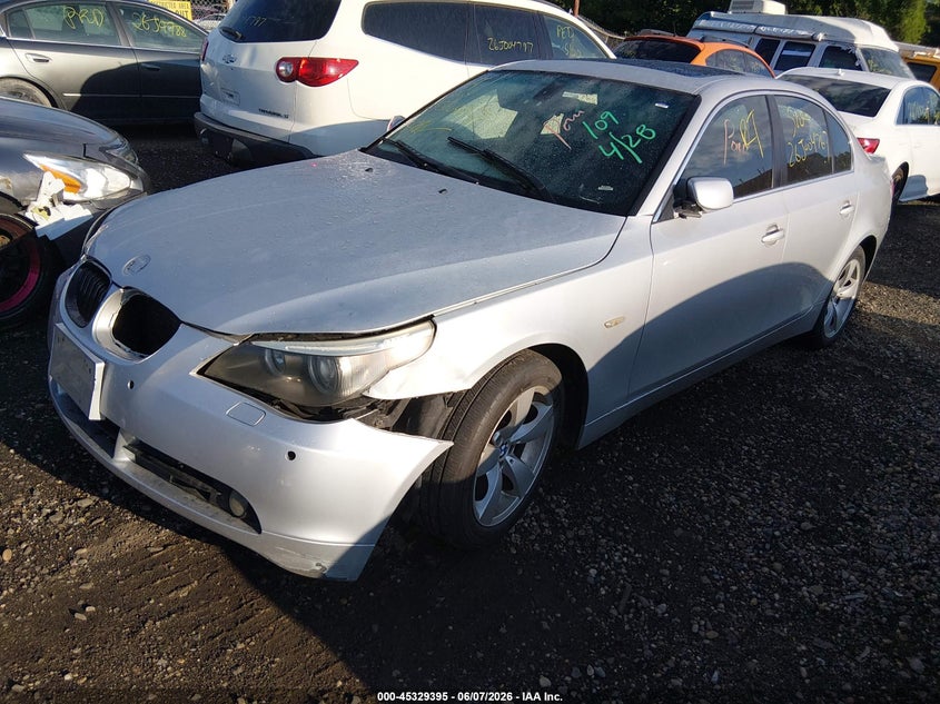 2004 BMW 5 series VIN WBANA73524B803919 IAAI salvage auction — FRONT & REAR, Bill Of Sale (New York), sold $450 on 2026-07-14 (photo 2)