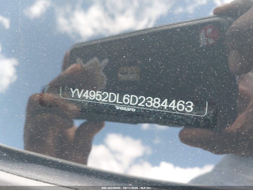2013 Volvo Xc60 VIN YV4952DL6D2384463 IAAI salvage auction — FRONT END, Original (Texas), sold $600 on 2026-07-16 (photo 9)