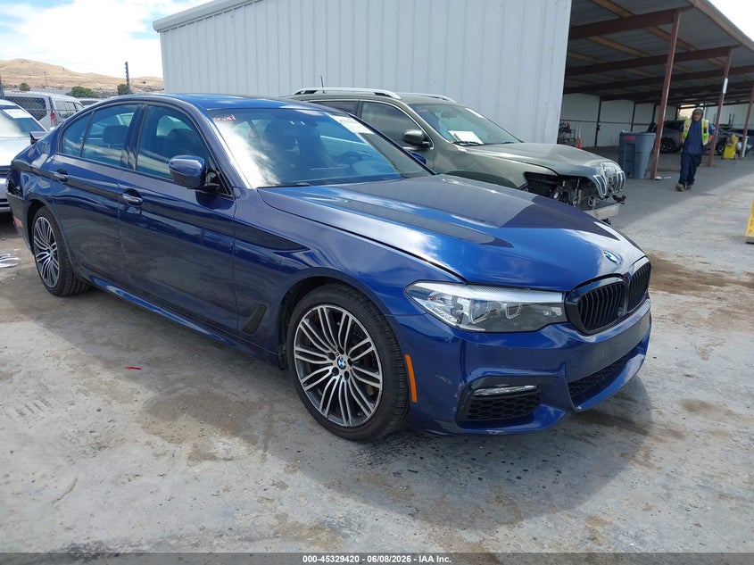 2018 BMW 5er VIN WBAJA9C57JB034405 IAAI salvage auction — REAR END, Salvage (California), sold $4,700 on 2026-08-02 (photo 1)