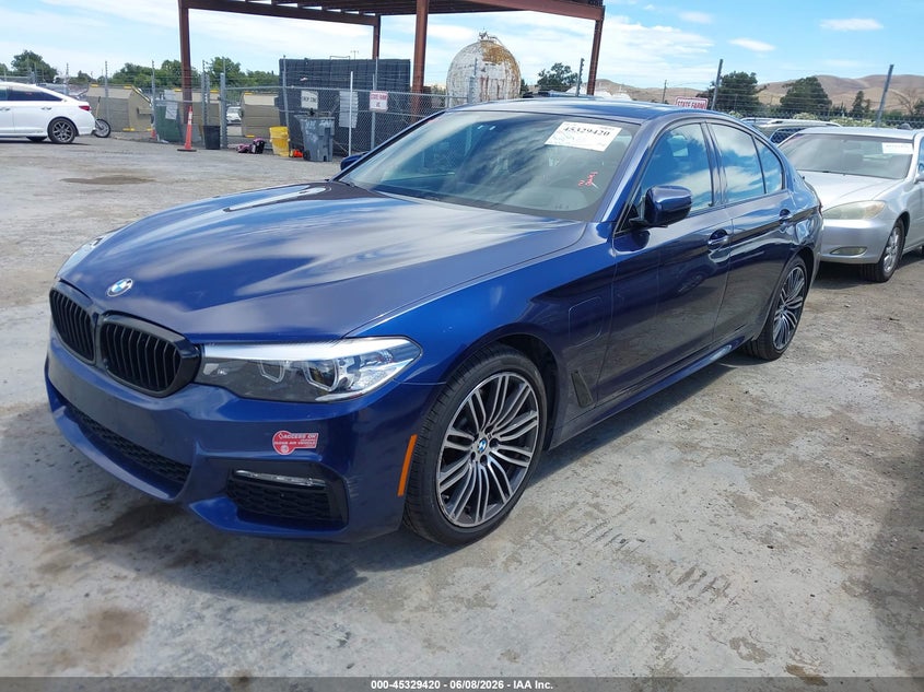 2018 BMW 5er VIN WBAJA9C57JB034405 IAAI salvage auction — REAR END, Salvage (California), sold $4,700 on 2026-08-02 (photo 2)