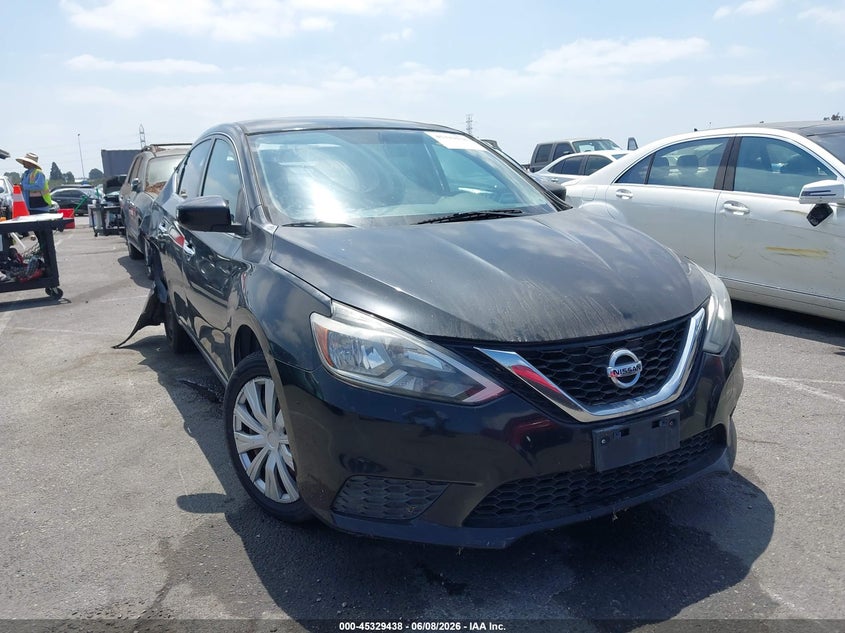 2016 Nissan Sentra VIN 3N1AB7APXGY218887 IAAI salvage auction — NORMAL WEAR, Salvage Title, sold $900 on 2026-07-09 (photo 1)