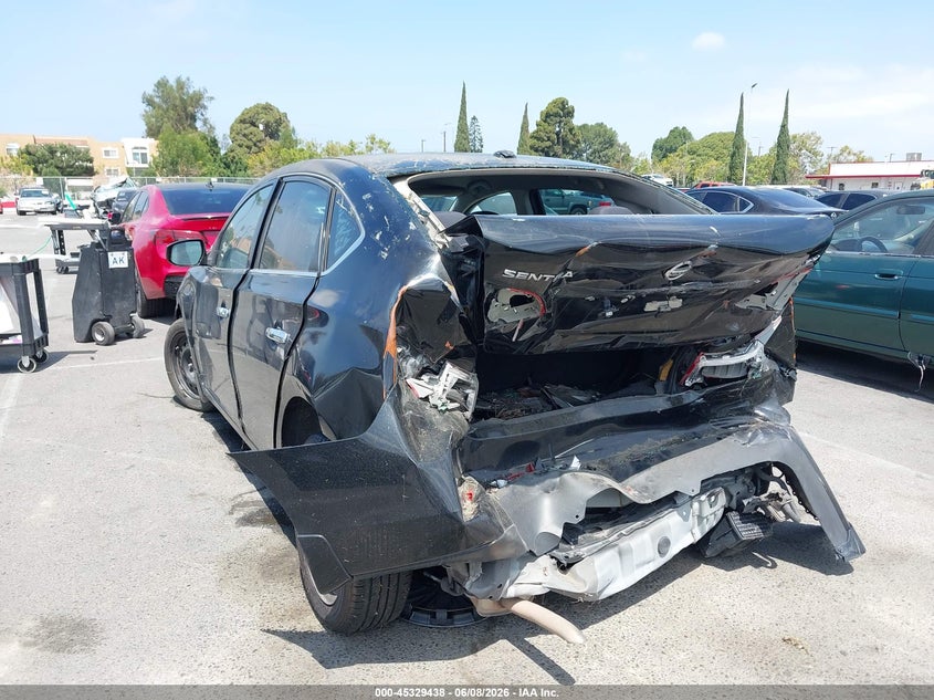 2016 Nissan Sentra VIN 3N1AB7APXGY218887 IAAI salvage auction — NORMAL WEAR, Salvage Title, sold $900 on 2026-07-09 (photo 3)
