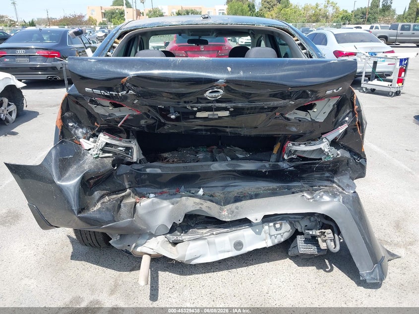 2016 Nissan Sentra VIN 3N1AB7APXGY218887 IAAI salvage auction — NORMAL WEAR, Salvage Title, sold $900 on 2026-07-09 (photo 6)