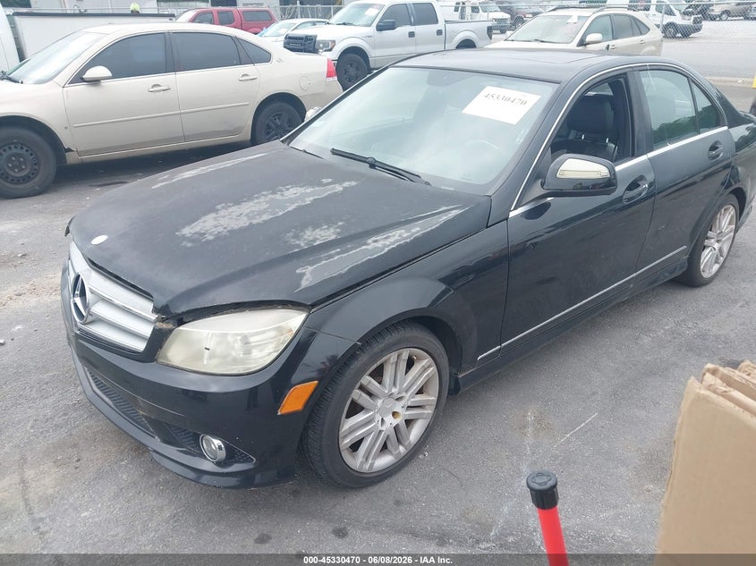 2008 Mercedes-benz C-klasse VIN WDDGF54XX8F080133 IAAI salvage auction — NORMAL WEAR, Clear (Georgia), sold $475 on 2026-07-22 (photo 2)