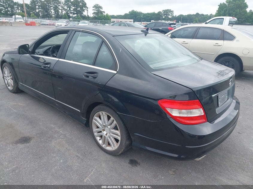 2008 Mercedes-benz C-klasse VIN WDDGF54XX8F080133 IAAI salvage auction — NORMAL WEAR, Clear (Georgia), sold $475 on 2026-07-22 (photo 3)