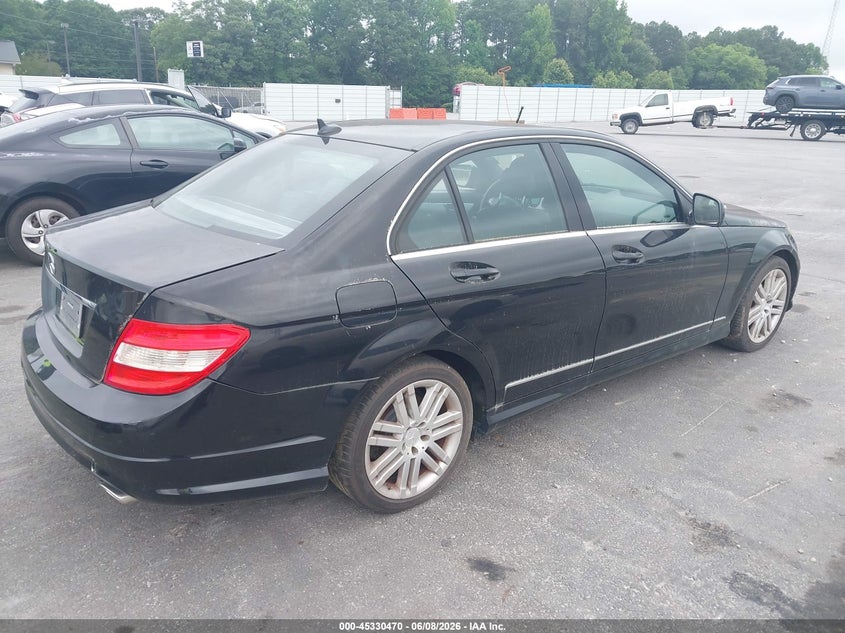 2008 Mercedes-benz C-klasse VIN WDDGF54XX8F080133 IAAI salvage auction — NORMAL WEAR, Clear (Georgia), sold $475 on 2026-07-22 (photo 4)