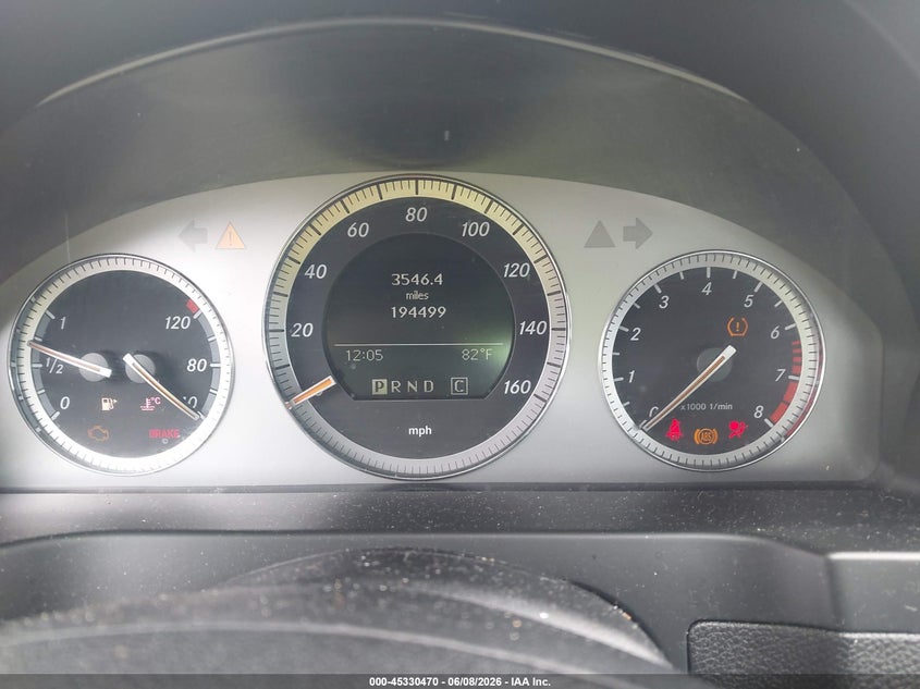2008 Mercedes-benz C-klasse VIN WDDGF54XX8F080133 IAAI salvage auction — NORMAL WEAR, Clear (Georgia), sold $475 on 2026-07-22 (photo 7)