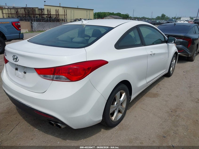 2013 Hyundai Elantra VIN KMHDH6AE4DU016638 IAAI salvage auction — NORMAL WEAR, Clear (Michigan), sold $650 on 2026-07-16 (photo 4)