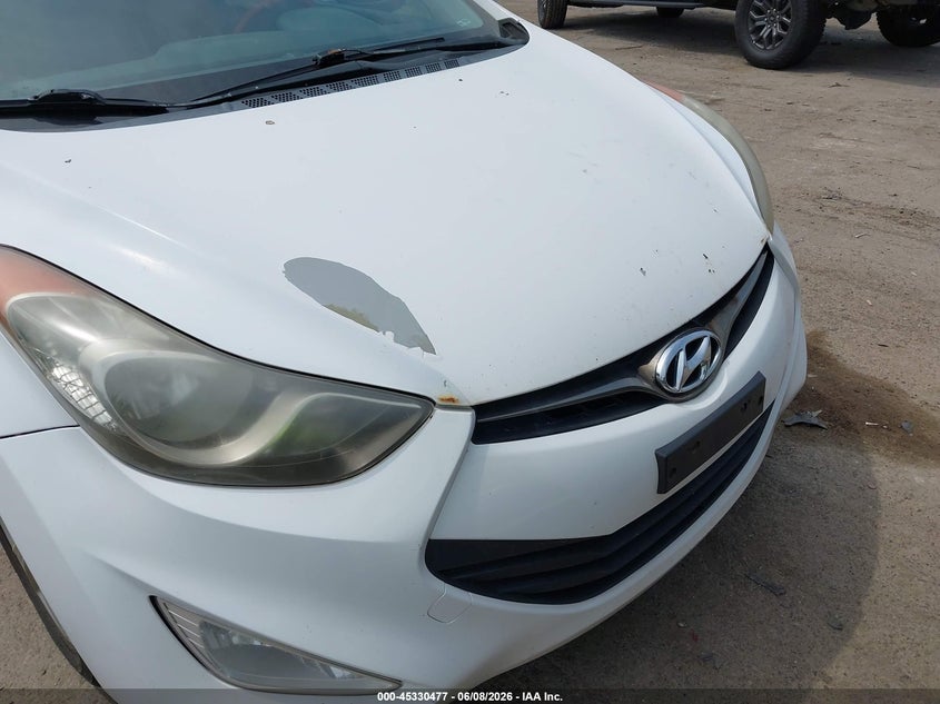 2013 Hyundai Elantra VIN KMHDH6AE4DU016638 IAAI salvage auction — NORMAL WEAR, Clear (Michigan), sold $650 on 2026-07-16 (photo 6)