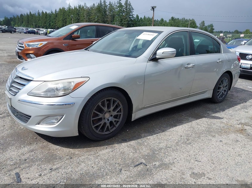 2012 Hyundai Genesis VIN KMHGC4DD4CU178125 IAAI salvage auction — NORMAL WEAR, Salvage Title, sold $475 on 2026-07-15 (photo 2)