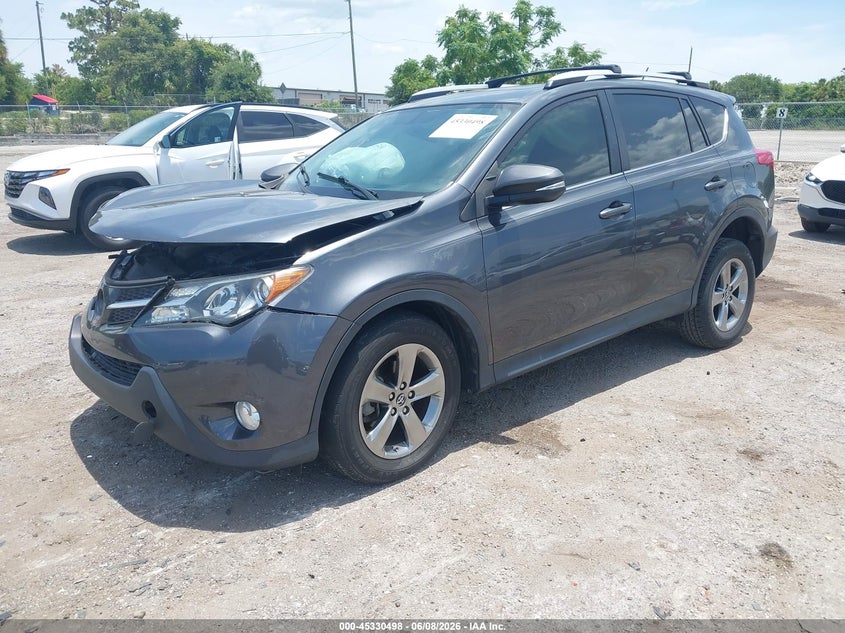 2015 Toyota Rav 4 VIN JTMWFREV9FD069952 IAAI salvage auction — FRONT END, Salvage Title, sold $2,775 on 2026-07-16 (photo 2)