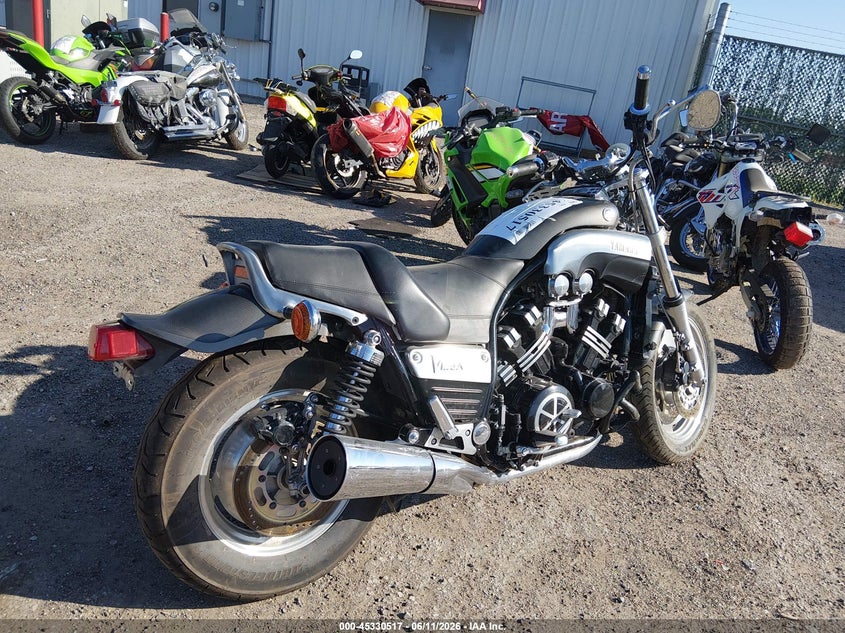 2002 Yamaha VMX12 VIN JYA2WEE072A084663 IAAI salvage auction — ROLLOVER, Salvage (Kansas), sold $925 on 2026-07-10 (photo 4)