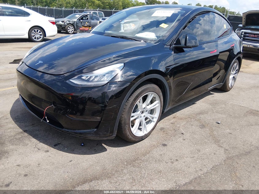 2021 Tesla Model y VIN 5YJYGDEE1MF209166 IAAI salvage auction — SIDE, Salvage (South Carolina), sold $7,700 on 2026-07-22 (photo 6)