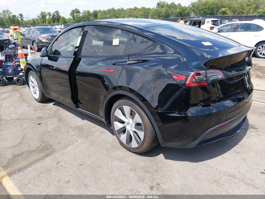 2021 Tesla Model y VIN 5YJYGDEE1MF209166 IAAI salvage auction — SIDE, Salvage (South Carolina), sold $7,700 on 2026-07-22 (photo 3)