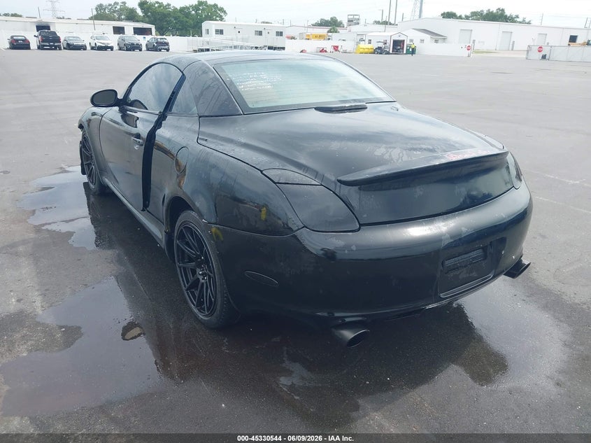 2002 Lexus Sc 430 VIN JTHFN48Y520034949 IAAI salvage auction — SIDE, Clear (Florida), sold $475 on 2026-07-29 (photo 3)