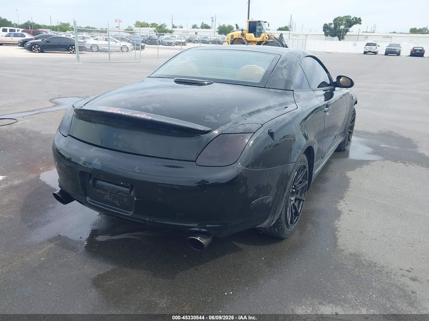 2002 Lexus Sc 430 VIN JTHFN48Y520034949 IAAI salvage auction — SIDE, Clear (Florida), sold $475 on 2026-07-29 (photo 4)