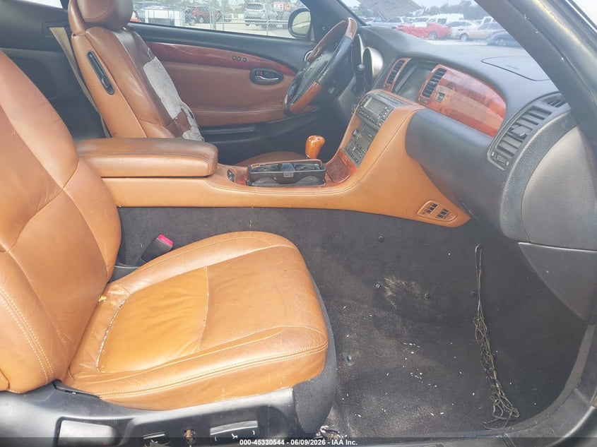 2002 Lexus Sc 430 VIN JTHFN48Y520034949 IAAI salvage auction — SIDE, Clear (Florida), sold $475 on 2026-07-29 (photo 5)