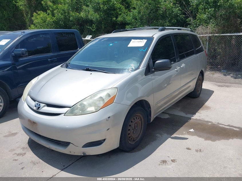 2006 Toyota Sienna VIN 5TDZA23C36S413803 IAAI salvage auction — NORMAL WEAR, Original (Texas), sold $1,100 on 2026-07-20 (photo 2)