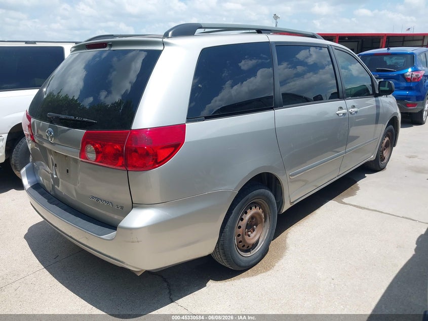 2006 Toyota Sienna VIN 5TDZA23C36S413803 IAAI salvage auction — NORMAL WEAR, Original (Texas), sold $1,100 on 2026-07-20 (photo 4)