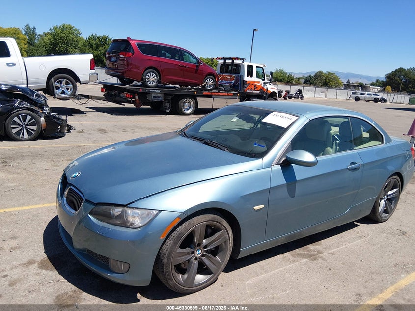 2008 BMW 3 series VIN WBAWL735X8PX55772 IAAI salvage auction — FRONT END, Clear (Texas), sold $875 on 2026-07-10 (photo 2)