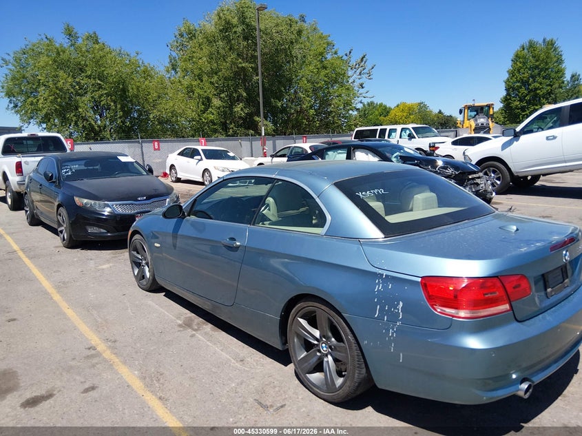2008 BMW 3 series VIN WBAWL735X8PX55772 IAAI salvage auction — FRONT END, Clear (Texas), sold $875 on 2026-07-10 (photo 3)