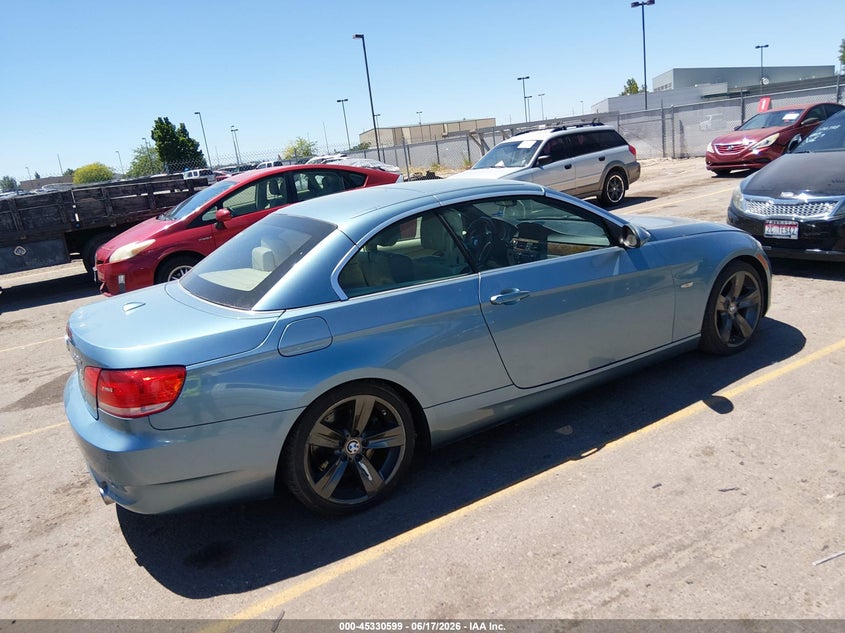 2008 BMW 3 series VIN WBAWL735X8PX55772 IAAI salvage auction — FRONT END, Clear (Texas), sold $875 on 2026-07-10 (photo 4)