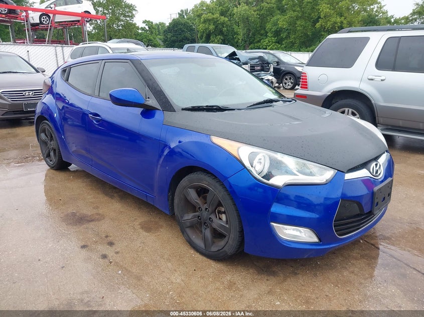 2014 Hyundai Veloster VIN KMHTC6AD3EU212363 IAAI salvage auction — NORMAL WEAR, Clear (Missouri), sold $400 on 2026-07-21 (photo 1)